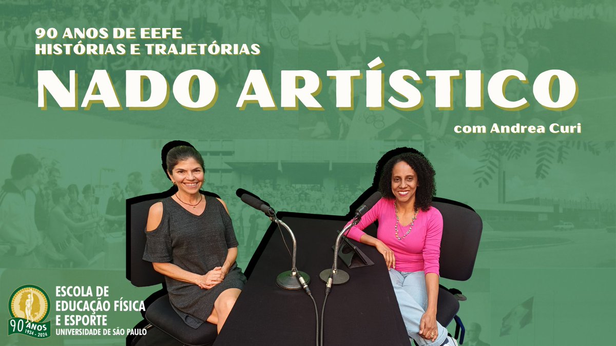 Neste episódio do Podcast 90 Anos de EEFE - Histórias e Trajetórias, nossa convidada é a treinadora e coreógrafa de nado artístico, Andrea Curi. la trabalha há mais de 30 anos com a modalidade, já participou de grandes eventos. Ouça o episódio completo:  eefe.usp.br/90anos