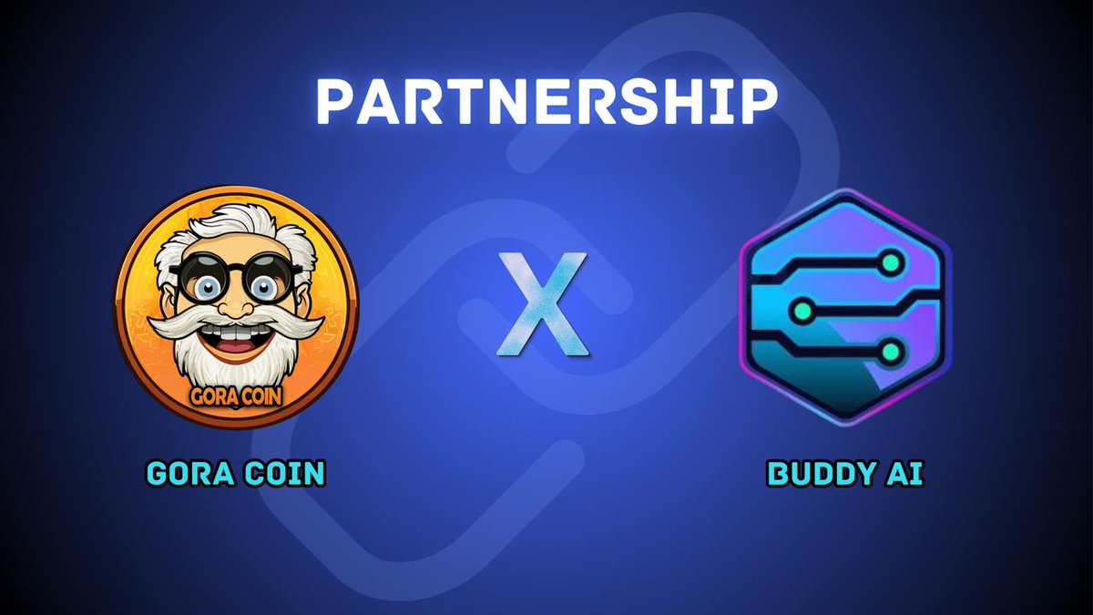 Partnership Announcement

<a href="/BuddyAIERC/">Buddy AI</a> is excited to announce strategic partnership with <a href="/goracoin/">GC</a>! 

🟠Gora Coin, represented by its token ticker, $GORA, is the first-ever Whale Betting Syndicate crypto, and also integrates aspects of Memecoins, GambleFi, and AI. The token is