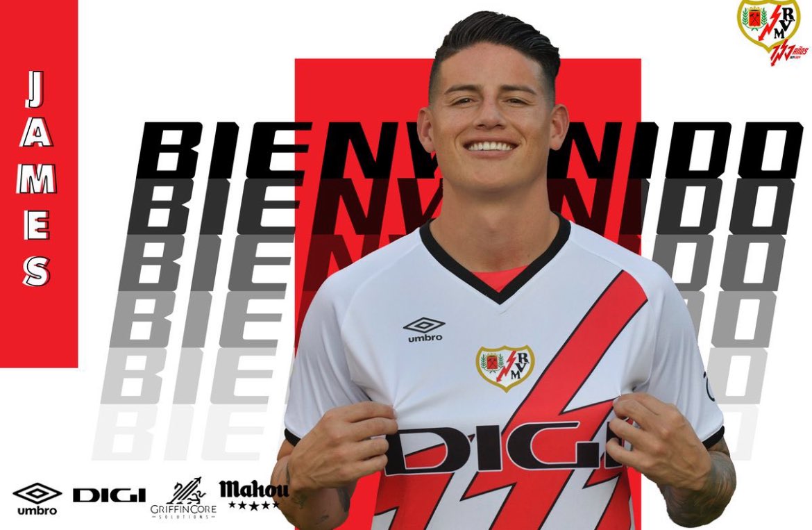 JamesRodESP's tweet image. Bienvenido a La Liga
#JamesRodriguez #rayovallecano
#rayo #RayoBarca #Colombia #cafe #laliga ⚡️⚡️⚡️