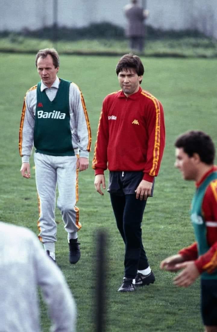 #SvenGöranEriksson and #CarloAncelotti 
#ASRoma.