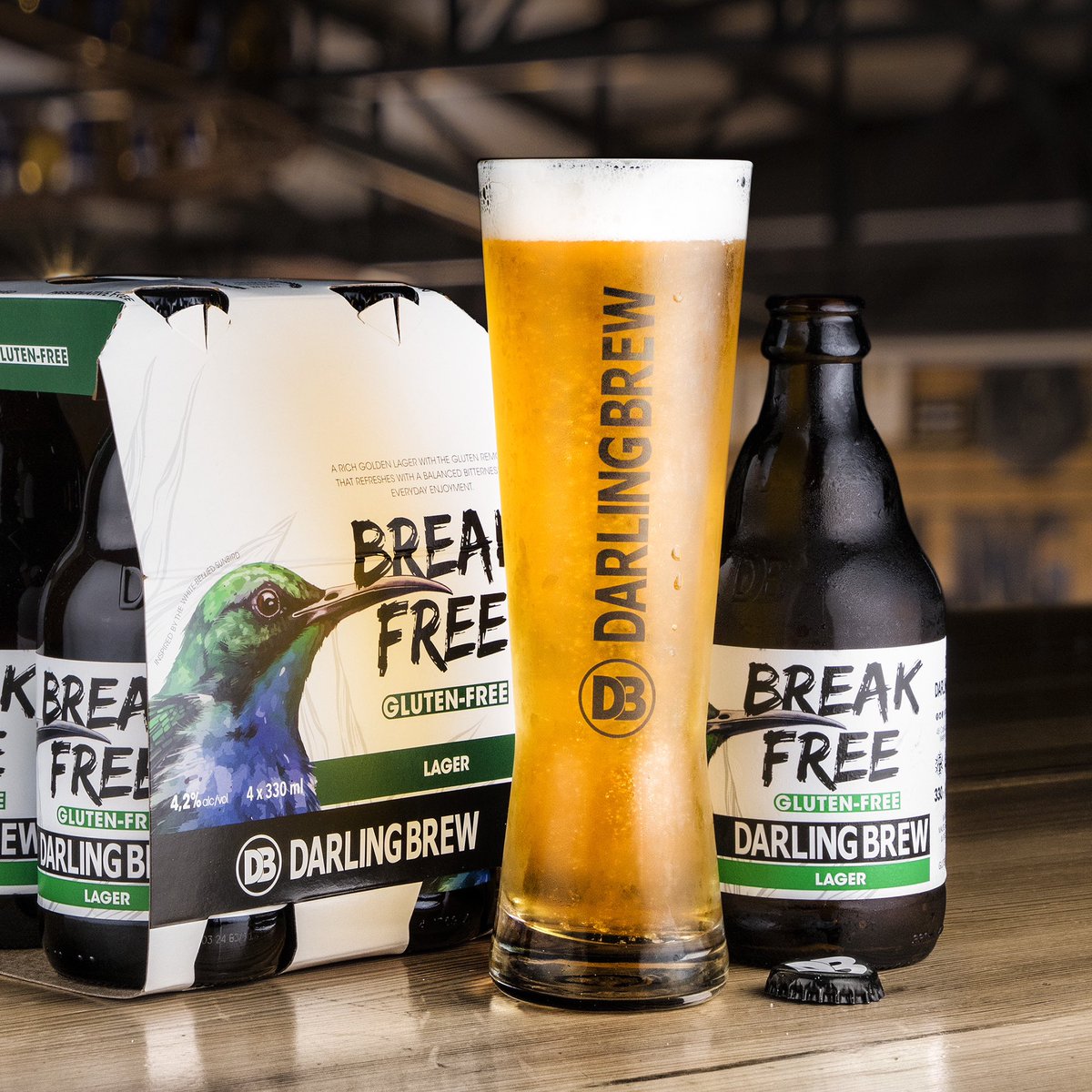 100% gluten free. And still  beer 💛
