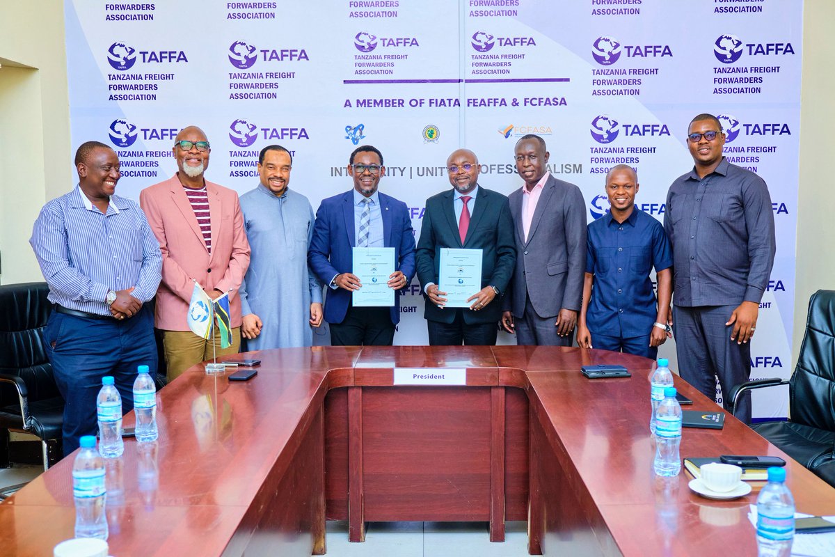 TaffaOrg's tweet image. Today in Dar es Salaam, @TaffaOrg and @ccttfaorg signed an MoU to modernize the  TAFFA Institute of Shipping and Logistics in Dar es Salaam into a Centre of Excellence, supporting capacity building and skills enhancement in the region.