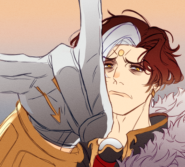 POV: you are a sleeping warrior of light and emet-selch is going to wake you up #FFXIVART #EmetSelch