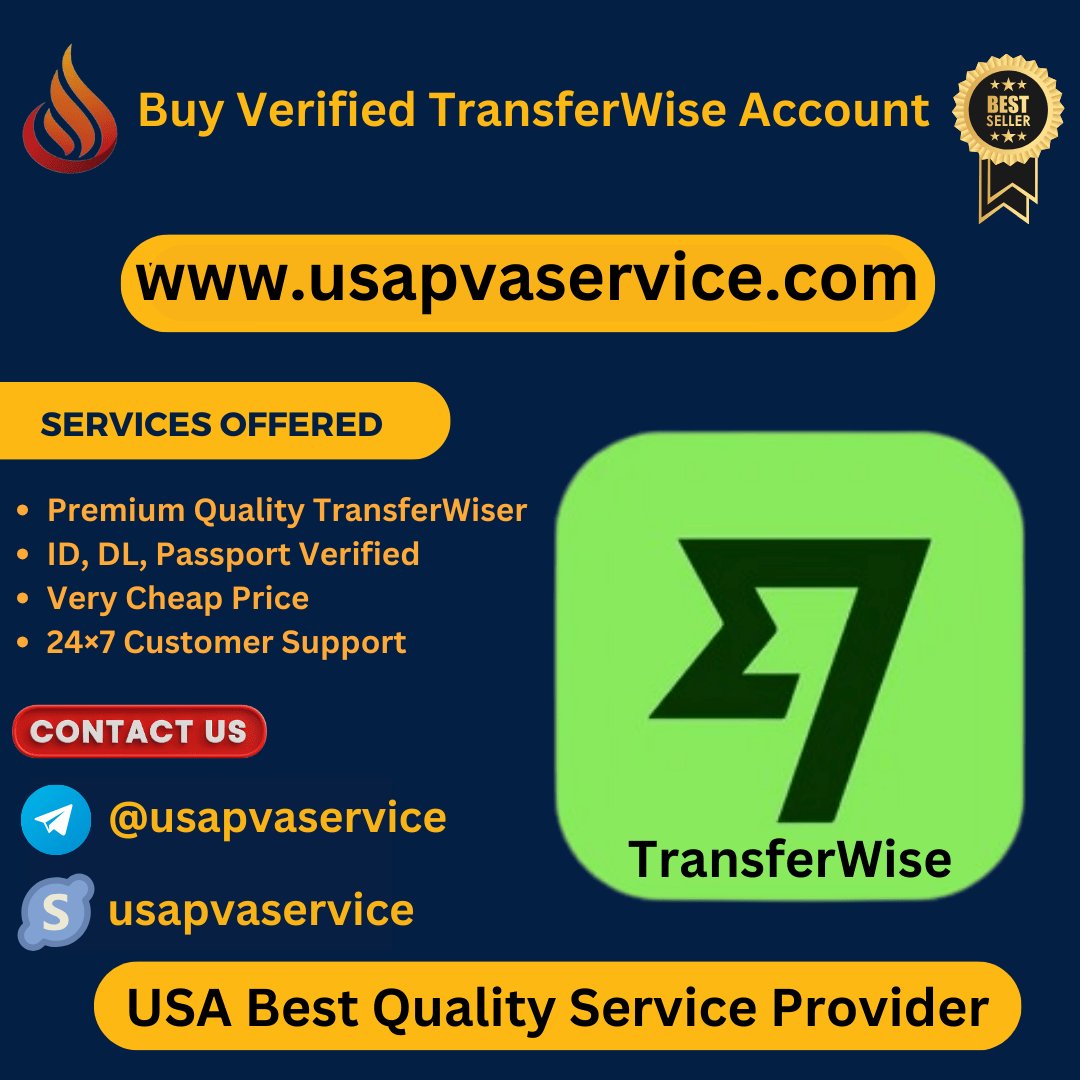 Buy Verified TransferWise Account
<a href="/transferwise/">TransferWise (now <a href="/Wise/">Wise</a>)</a> #TransferWise #wise @Wise <a href="/WiseBusiness_/">Wise Business</a>  
usapvaservice.com/product/buy-ve…