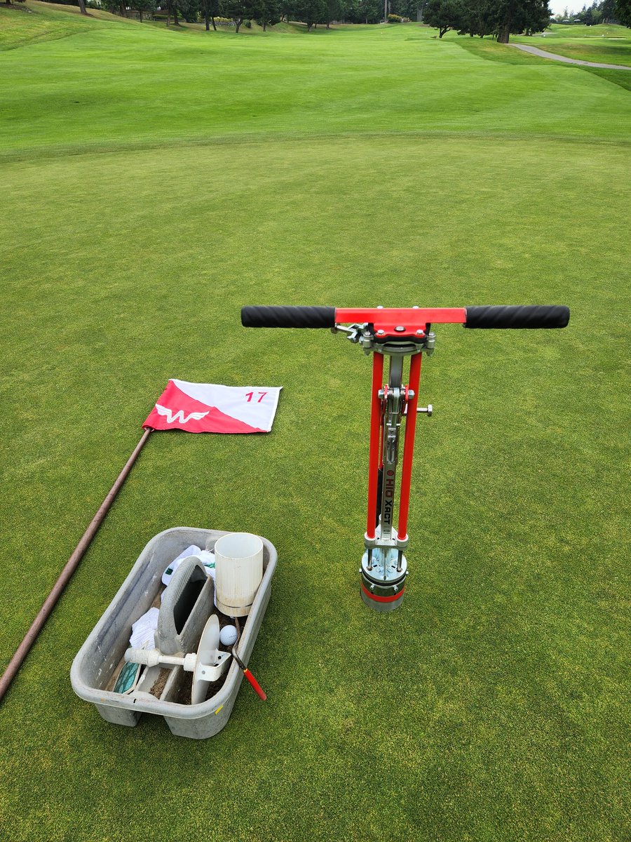 First time using the new <a href="/ParAide/">Par Aide Products Co</a> HiO cup cutter. What a major improvement! Light weight and much smoother.