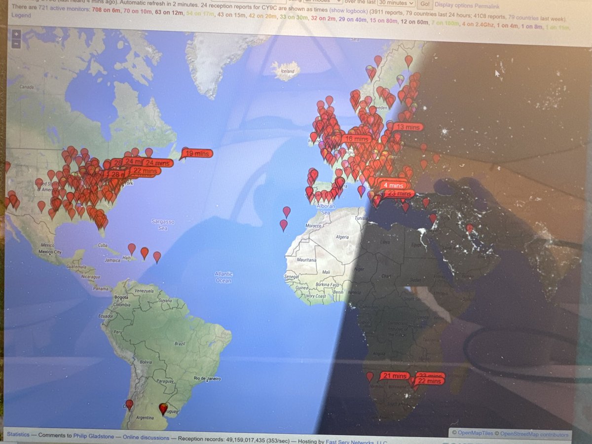 WW2DX's tweet image. #6m open to EU from #cy9c!!
