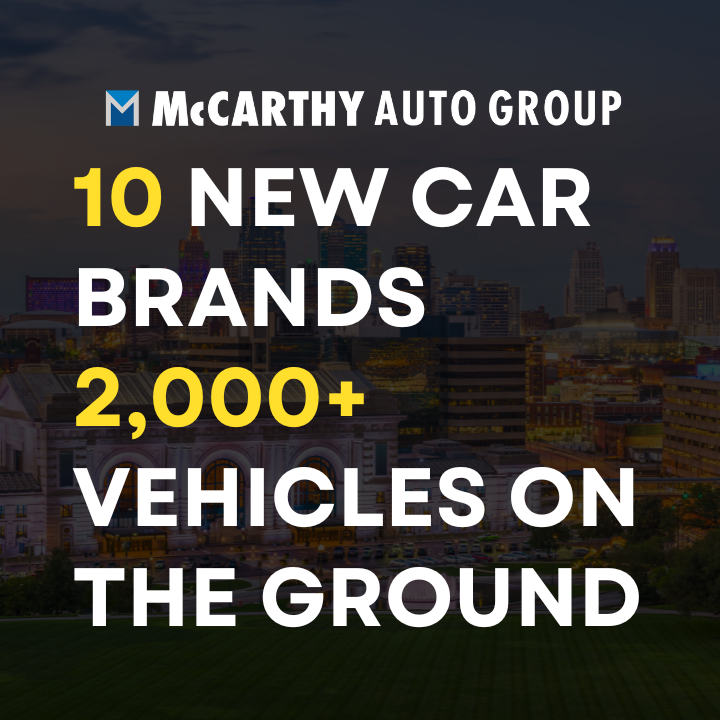 McCarthy Auto Group has 10 new car brands and 2,000+ vehicles on the ground in the Kansas City area.

Browse vehicles ✨🔗: ow.ly/czAw50SXP5L