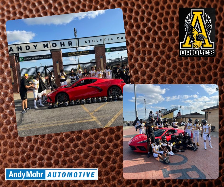 🏈  Andy Mohr Chevrolet General Manager Harry Snyder got to spend some time with Avon High School's Varsity football team at the Andy Mohr Athletic Complex and provided them with an up-close look at one of their 2024 Corvette Stingrays!