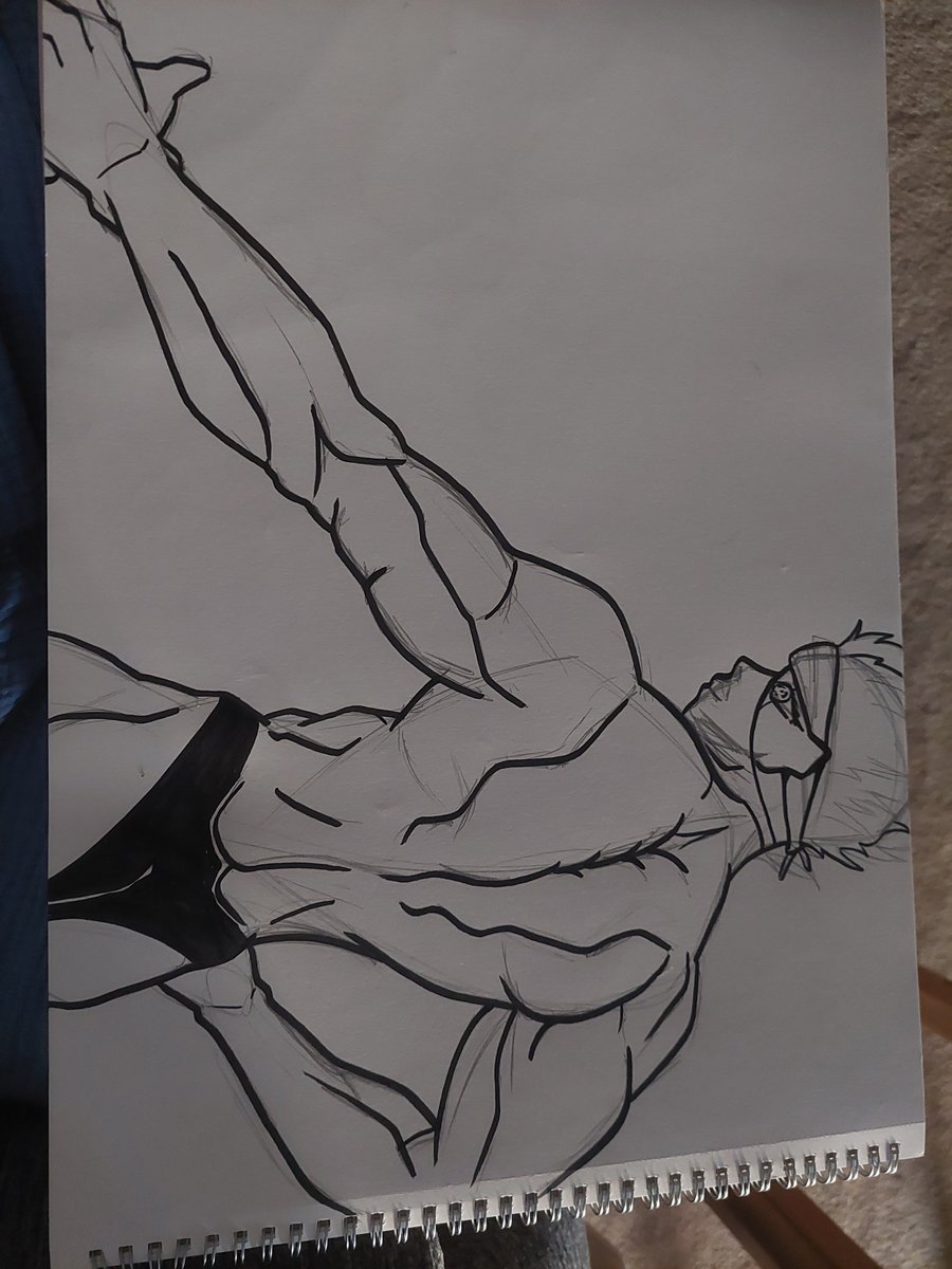 LilyHarping's tweet photo. Good day today.
Cooked some meats ive not tried before, zebra and kangaroo, and then drew these.

Muscles arnt my fortay, hope their ok.
(Oh and umm. Thats kakashi.. yesyes. No one else... ok bye) https://t.co/qNmrNyq2sl