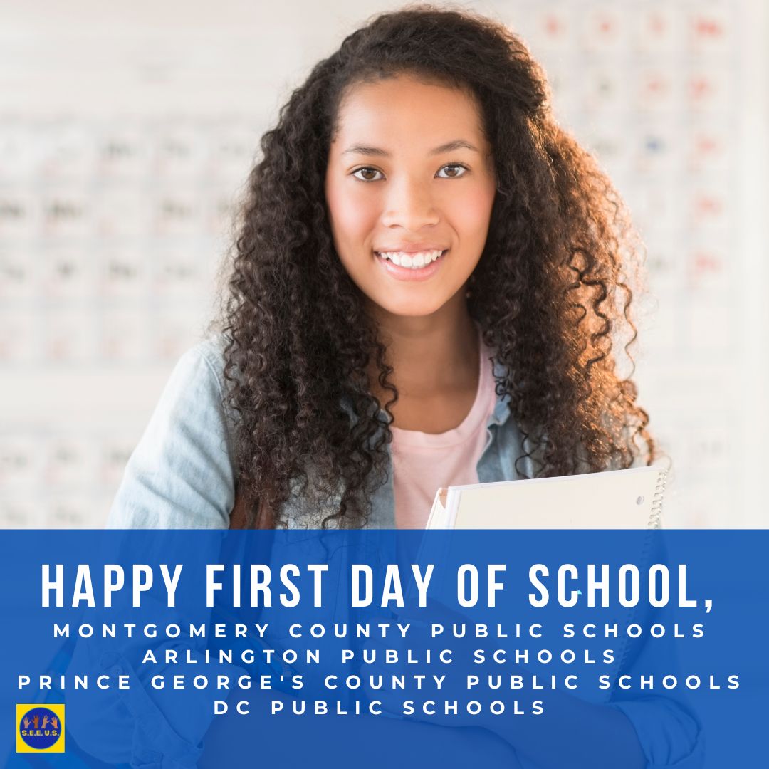 SEEUSstudents's tweet photo. Happy first day of school to our students, educators &amp; families!
#firstday #firstdayofschool #backtoschool @MCPS @DCSchools_OSSE @pgcps @APSVirginia  #1stdayofschool #Neurodivergent #Neurodiversity #BlackTwitter #blackeducation #EducationMatters #inclusiveeducation https://t.co/FuWedhgeae
