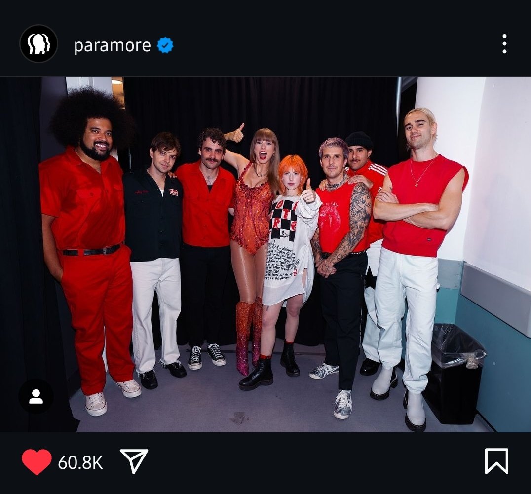 WHY DIDNT ANYONE TELL ME WE DINALLY GOT A TAYLOR/PARAMORE PHOTO