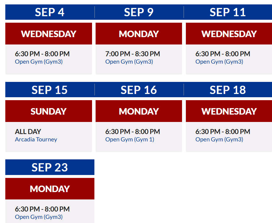 College Coaches: Check out our Fall Open Gym schedule for September 2024. All Fall open gym can be found on our team website shown here:

neshaminy.org/site/Default.a…