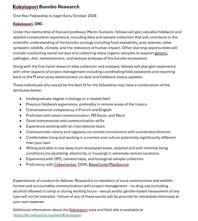 Kokolopori Bonobo Research tweet media