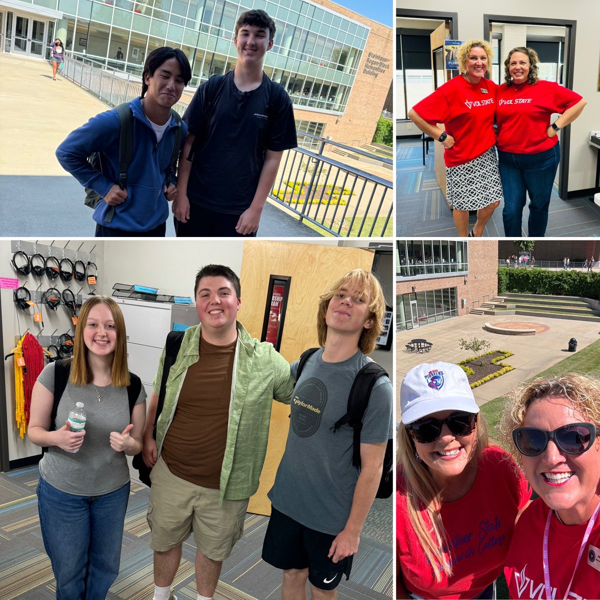 First day of VSCC classes Fall 2024! Even had SCMCHS alumni stop by! Great day to be a Vol State Pioneer! <a href="/volstatecampus/">Vol State</a> <a href="/scmc_volstate/">Middle College at Vol State</a>