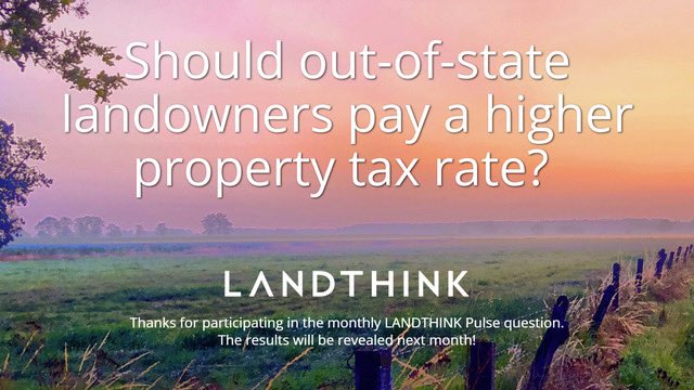 📊 Have you answered the August Pulse? We want to hear from you. Answer here: landthink.com/pulse/ #realestate #land