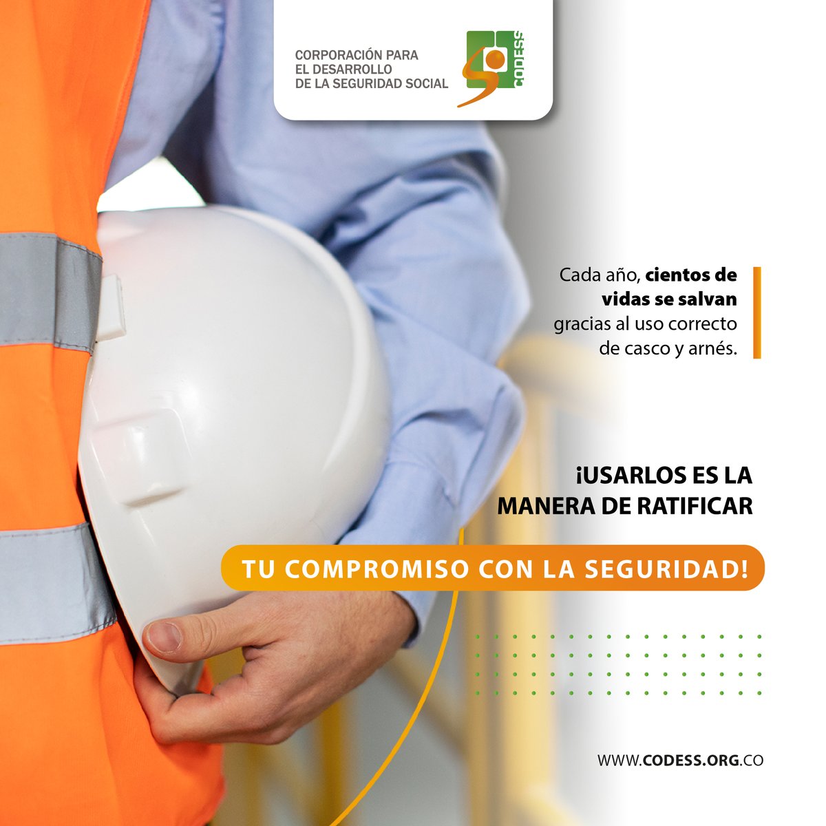 codessco's tweet photo. Esta es una invitación para seguir cuidándote. 👷🏻‍♀️ No olvides que uso de tu #EPP es un compromiso contigo y tu seguridad.#Codess #SeguridadLaboral #EPP #RiesgosLaborales #ConsultorSST #SSTBogota https://t.co/leWq61BA2a