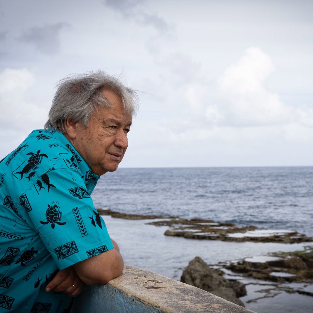 Humanity is treating the sea like a sewer.

Plastic pollution is choking sea life.

Greenhouse gases are causing ocean heating, acidification &amp; accelerating rise in sea levels.

Pacific islands, dramatically impacted by the consequences of climate change, are showing the way to