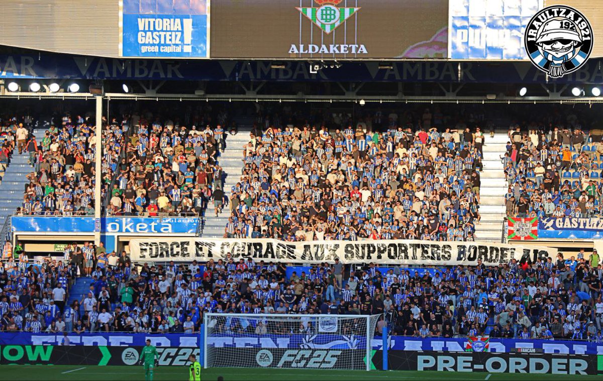 Force et courage aux supporters bordelais!

Girondins pour toujours! 

ANIMO ETA EUTSI GOGOR!