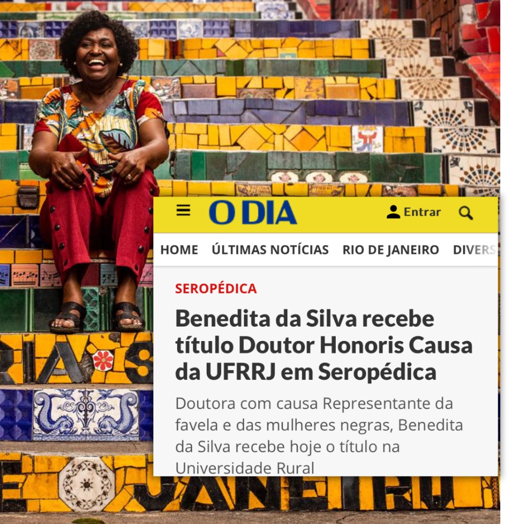 Está começando, minha gente! Estou muito emocionada em receber o título de Doutora Honoris Causa da UFRRJ!
