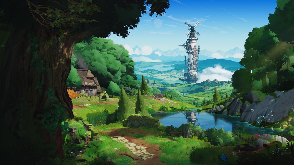 BannerSaga's tweet photo. Stoic continues to create hand-crafted unique art and worlds. ✨ 
Share and help spread the word about our upcoming game @Towerborne 
Or wishlist it on Steam. We have Early Access starting soon!

#indiegame #gameart https://t.co/zpl2P4QK2o