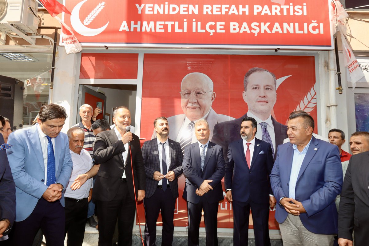 Manisa’nın Ahmetli ilçesinde yeni ilçe teşkilat binamızın açılışını gerçekleştirdik. Allah hayırlı eylesin inşallah.