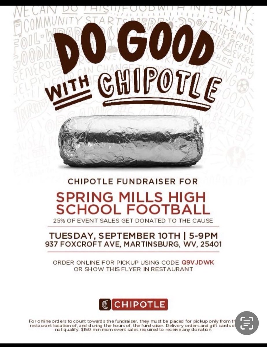 Support Spring Mills football, mention us when ordering!!!