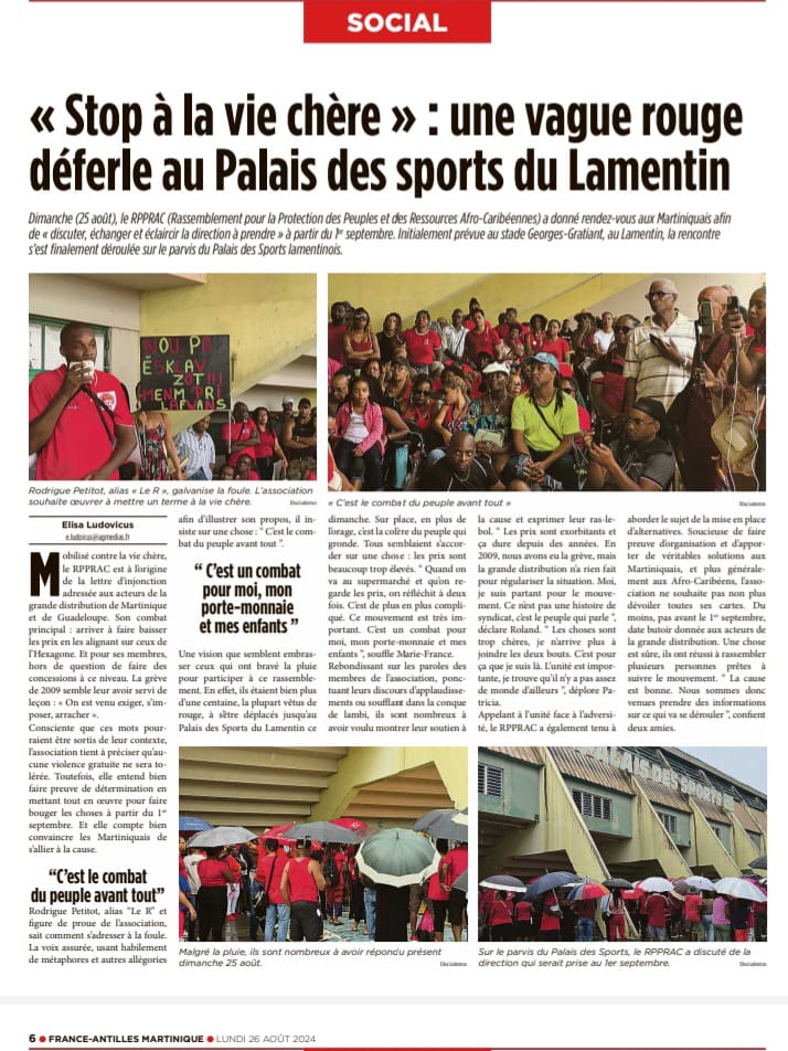 J-7 du mouvement populaire du 1er SEPTEMBRE 2024 : rencontre avec le peuple. Une dizaine de personnes selon un article, 200 personnes selon un autre. Nous étions au moins 3 fois plus. Des photos suivront ...