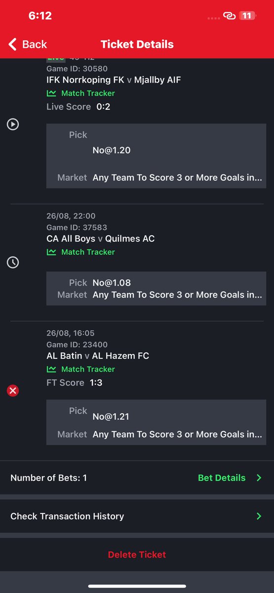 harmlesswec's tweet photo. @sportybetgh correct this is this. Whats the correct score for this game ? https://t.co/bpDiYN09Ip