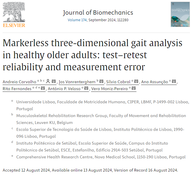 JBiomech's tweet photo. 😃New article published in J Biomech!

"Markerless three-dimensional gait analysis in healthy older adults: test–retest reliability and measurement error", by Carvalho et al.

👀https://t.co/zuce8a080t

#journalofbiomechanics https://t.co/w2QUqetats