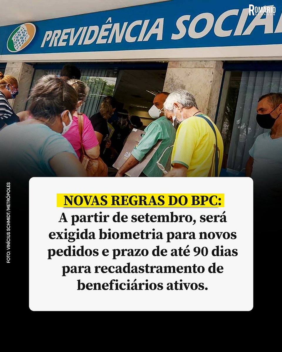 Atenção, beneficiários do BPC! O Benefício de Prestação Continuada (BPC), que garante auxílio para idosos a partir de 65 anos e pessoas com deficiência de baixa renda, agora tem regras mais rígidas para evitar fraudes. A partir de setembro, novos pedidos devem incluir biometria.