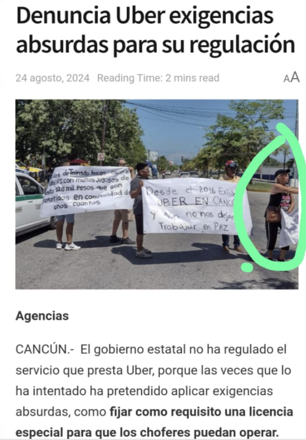 La_Union_QR's tweet photo. #Uber opera con amparos que solo engañan a sus #Ubersocios #UberMiente un particular no puede ni debe ofrecer servicios de transporte privados sin regulación No cualquier particular solo por bajar una App lo puede hacer por seguridad del ciudadano y su patron NO pagar impuestos https://t.co/S1DrF6QP9f