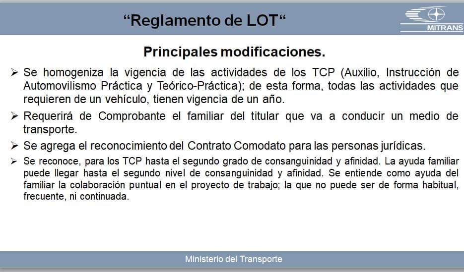 MitransCuba's tweet image. Modificaciones al Reglamento de Licencia Operativa del Transporte, LOT. #EconomíaPorTodos #TransporteCuba