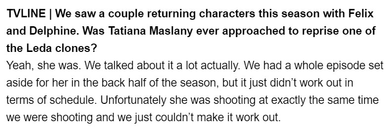 Orphan Black tweet media