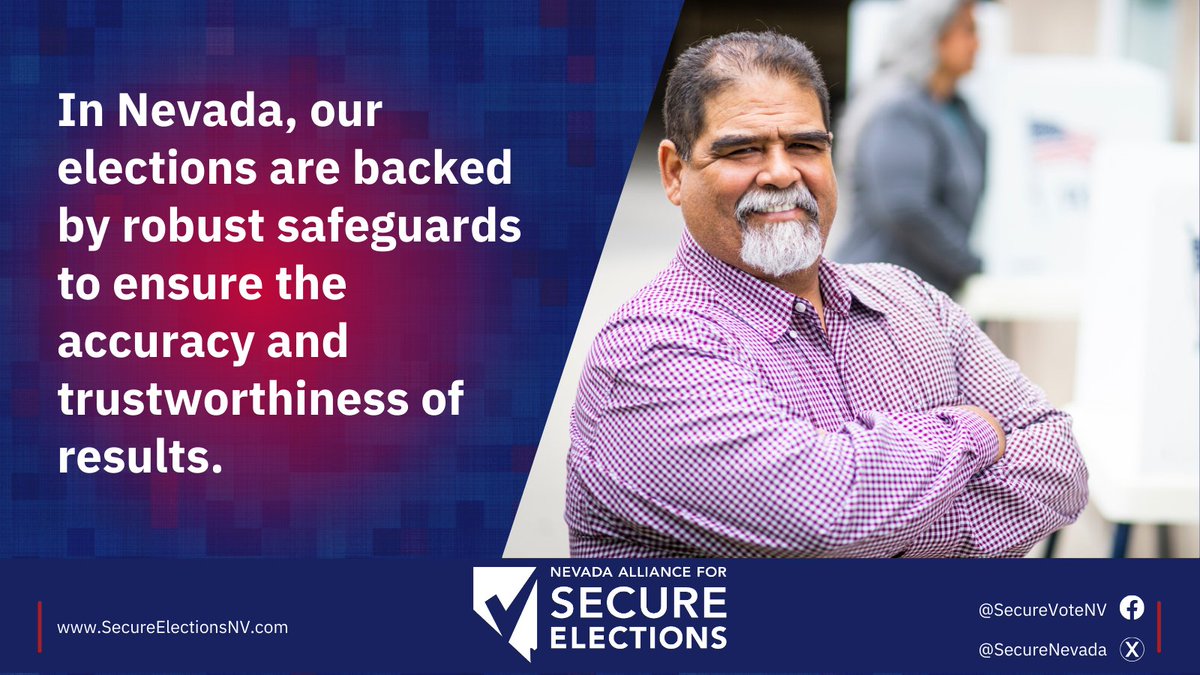In every election, every state double-checks, and sometimes triple-checks their final vote count, to ensure their results are accurate. Procedures like this are present in every election, so that Nevadans can cast their vote with confidence! 

Learn more: secureelectionsnv.com