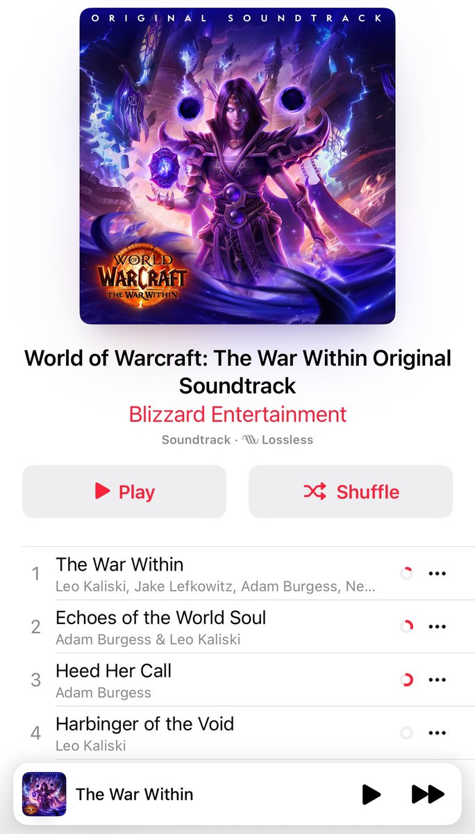 The War Within soundtrack is now available!