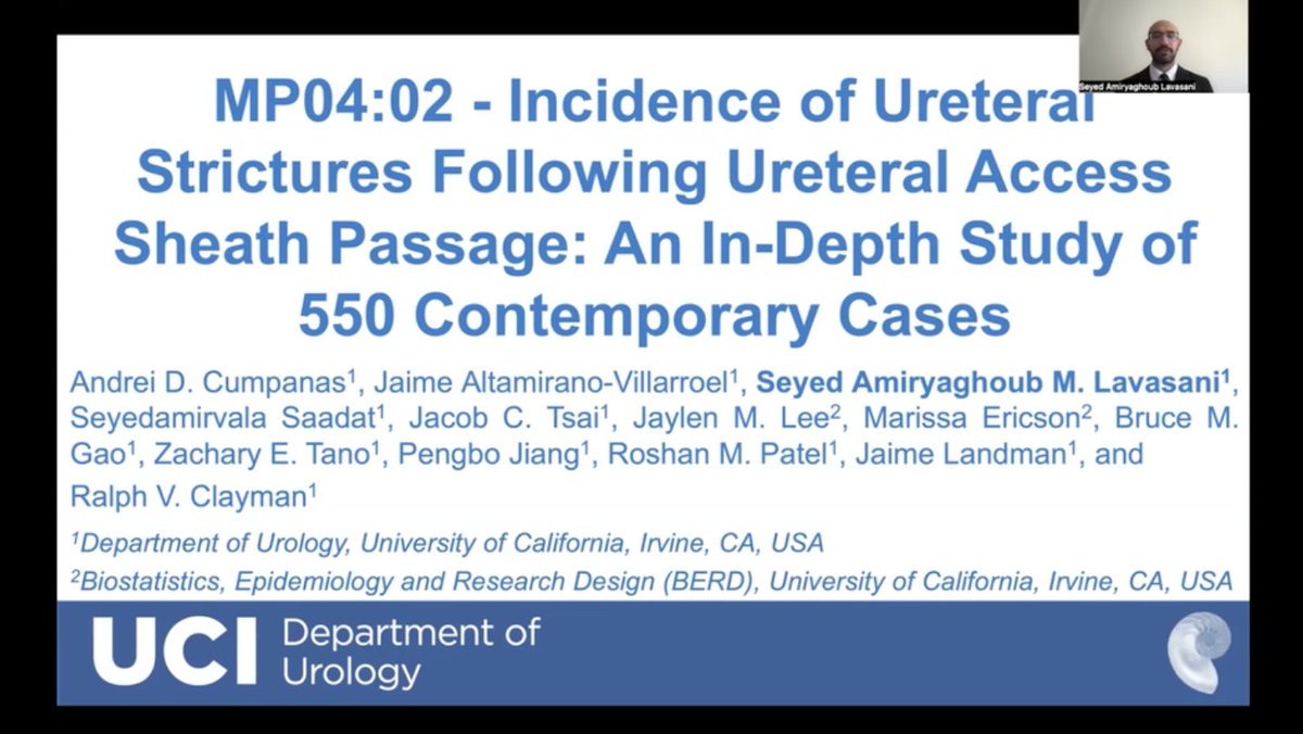 UroToday.com (@urotoday) on Twitter photo Ureteral stricture risk after ureteroscopy: The PULS score. Presentation by <a href="/amirlavasani_/">Seyed Amiryaghoub M. Lavasani</a> <a href="/UCI_Urology/">UCI Urology</a> examining the relationship between stricture formation and injury severity using the post-ureteroscopic lesion scale > bit.ly/3WTIGPy #WCET24 <a href="/Endo_Society/">Endourological Society</a> Ureteral stricture risk after ureteroscopy: The PULS score. Presentation by <a href="/amirlavasani_/">Seyed Amiryaghoub M. Lavasani</a> <a href="/UCI_Urology/">UCI Urology</a> examining the relationship between stricture formation and injury severity using the post-ureteroscopic lesion scale > bit.ly/3WTIGPy #WCET24 <a href="/Endo_Society/">Endourological Society</a>
