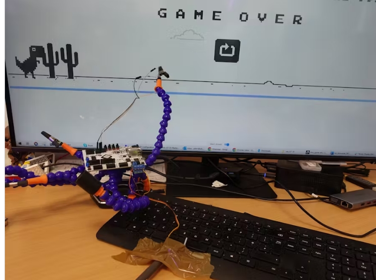 DigilentInc's tweet image. Our friend Adam Taylor has just published an awesome new project on Hackster.io, where he recreates the Chrome Dino Game using some of our favorite Digilent products! Read more here: hackster.io/adam-taylor/di… #Digilent #HacksterIO #FPGA #EmbeddedSystem