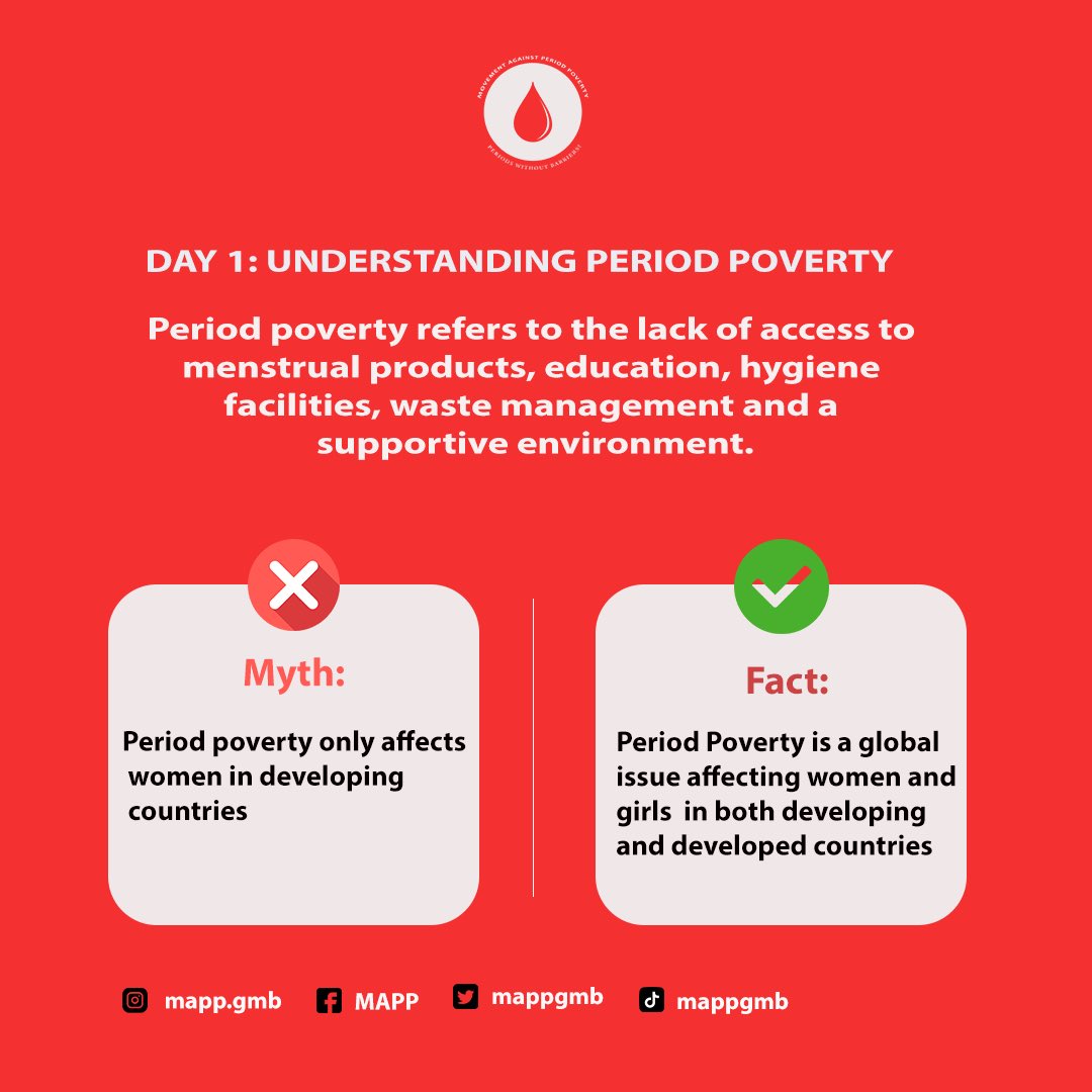 mappgmb's tweet image. Empowerment through education! 
Let's debunk period poverty myths together!

#mapp