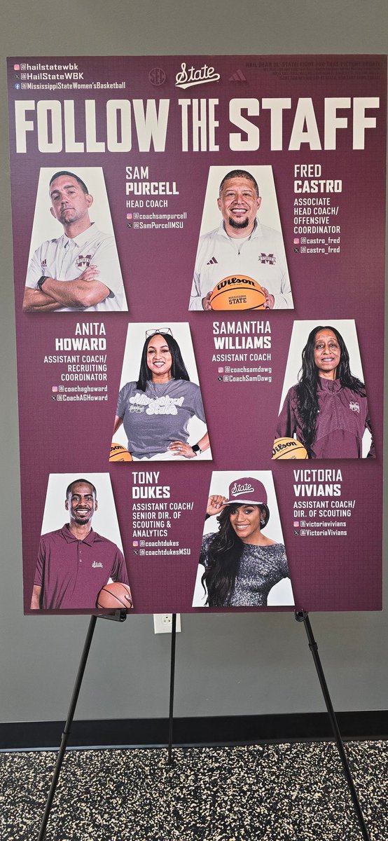 Shout-out to all the coaches that were in the building and out💪🏾💯🖤!! <a href="/CoachAGHoward/">Anita P. Howard</a> <a href="/castro_fred/">Fred Castro</a> <a href="/VictoriaVivians/">Victoria Vivians</a> <a href="/CoachSamDawg/">Samantha Williams</a> <a href="/HailStateWBK/">Mississippi State Women's Basketball</a>