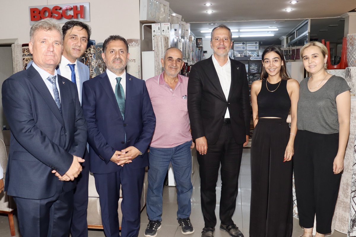 Manisa’nın Ahmetli ilçesinde halkımızla buluştuk, dertlerini dinledik, çözümün Milli Görüş’te olduğunu ifade ettik.