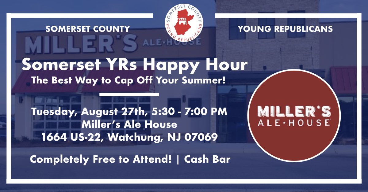 Looking forward to seeing all of you in Watchung tomorrow! Attendees of all ages welcome, free of charge!