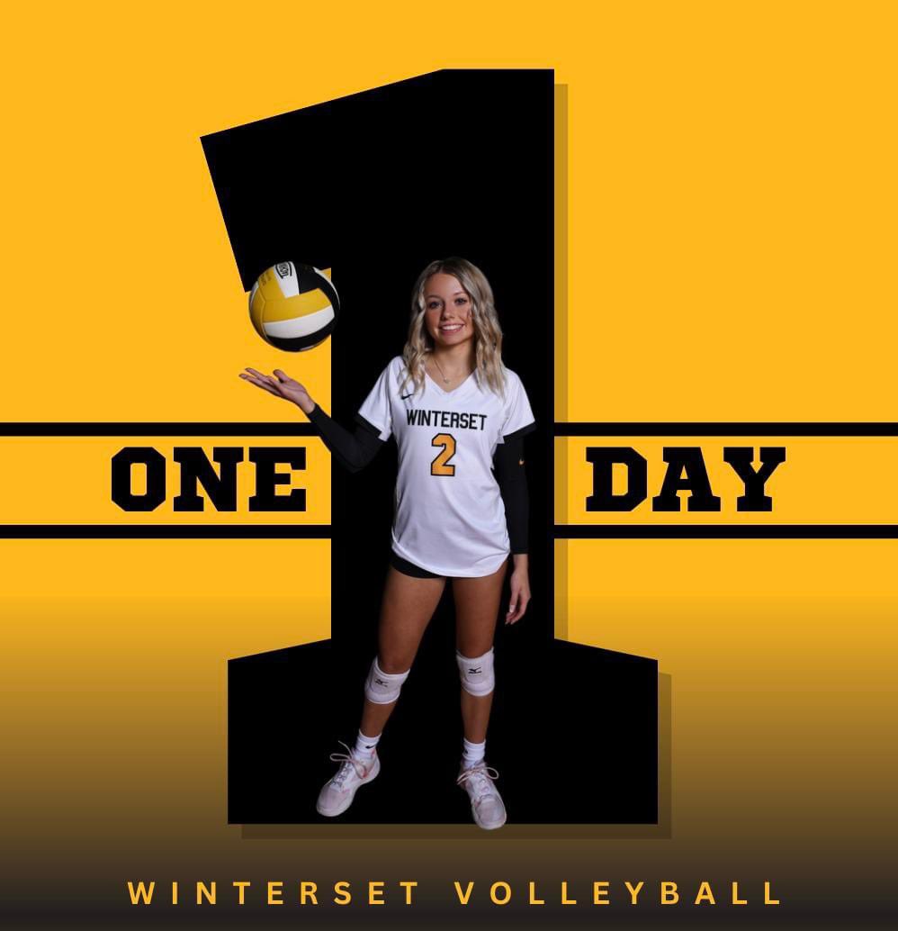 WintersetVB's tweet photo. 🏐ONE MORE DAY until first serve! 🏐 https://t.co/LnAI25q03B