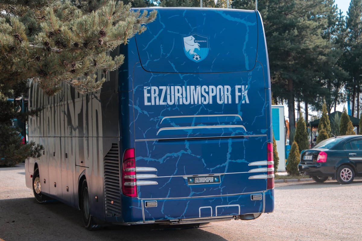 Erzurumspor FK'nın yeni takım otobüsleri 🚍