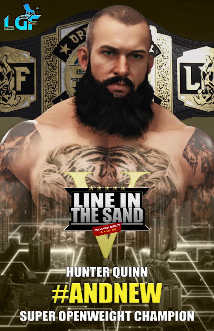 LGFederation's tweet photo. #AndStill

⭐️Aidan Robinson - LGF Twitch TV Championship (@AR_FOTP)

#AndNew

⭐️Hunter Quinn - SUPER Openweight Championship
⭐️Dark Reflection - LGF Women’s Tag Team Championships https://t.co/wpPt8hhz5n