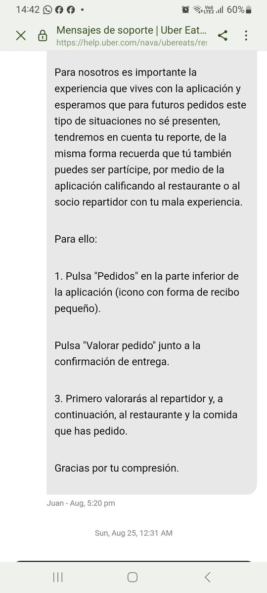 YaniPaulsen's tweet photo. @UberEats no cumple con clientes. El  repartidor no me entregó encargo que era comida para adultos mayores, y uber me cobró igual pese a presentar reclamo. Estafadores!!! https://t.co/CPS6TvPRI8