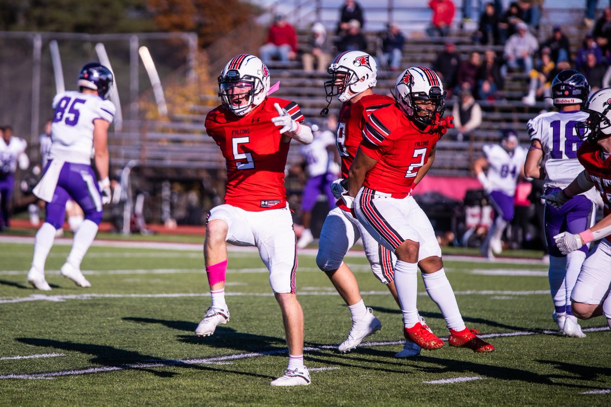 NFFNetwork's tweet photo. Two-time All-WIAC defensive back Aaron Borgerding is the UW-River Falls nominee for the 2024 #CampbellTrophy. Congrats! #falconfootball https://t.co/giW25SwFWG