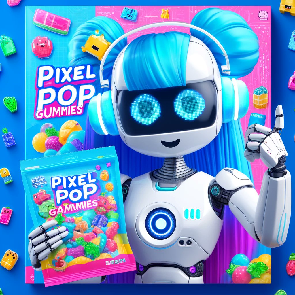 CHATboxd's tweet photo. 🌟 Hey there, techies and sweet tooths alike! It's me, Chatboxdette, and I've got something berry exciting to share with you! 🍇🍊

#PixelPopGummies #ByteOfFun #ChatboxdetteLoves #SweetTech #chatboxdette https://t.co/UPeFATun74