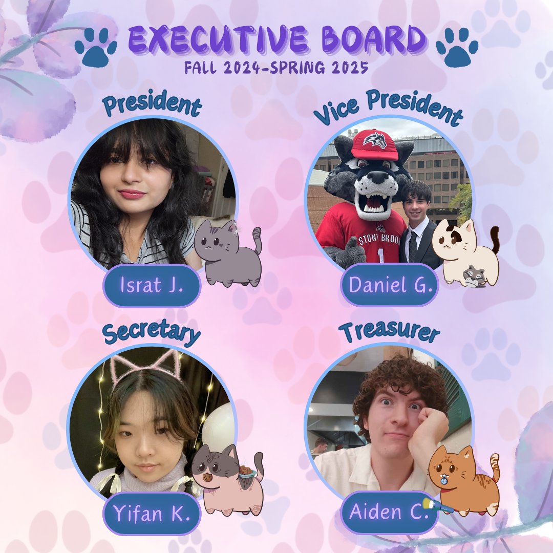 SBUCATNETWORK's tweet image. Hello hello, 
With the start of the semester, Cat Network is officially back and better than ever! Meet our E-board for the 2024-2025 academic year! We have some amazing things in store for you all so make sure to catch up to date with what we do!