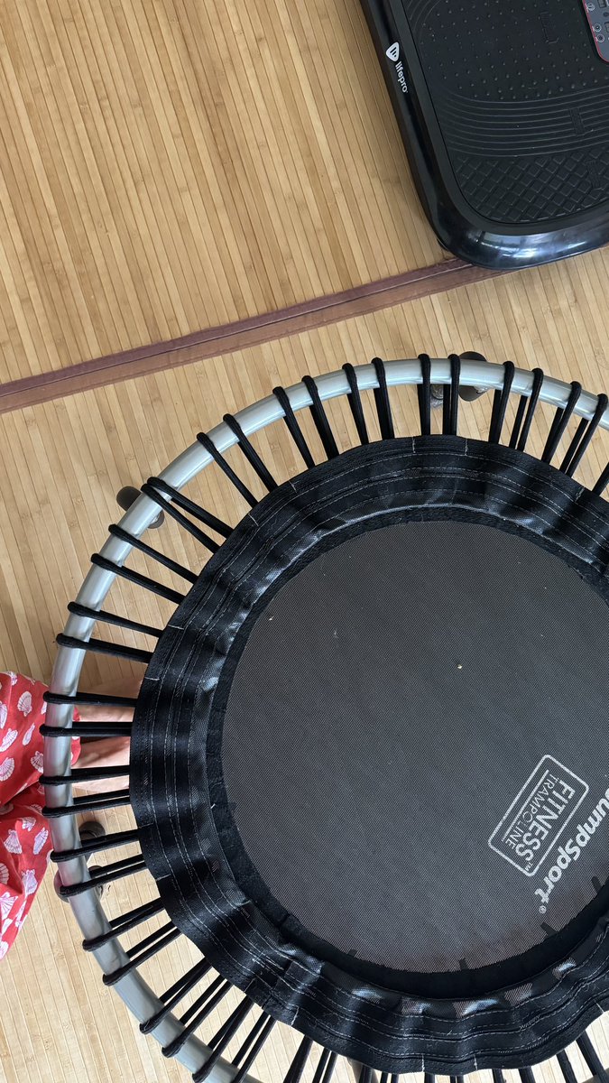 TheMaddieMiles's tweet photo. Two of my favorite things for lymphatic health: rebounder &amp; vibration plate. 🤌🏼❤️‍🔥 https://t.co/gUgRwACgZm