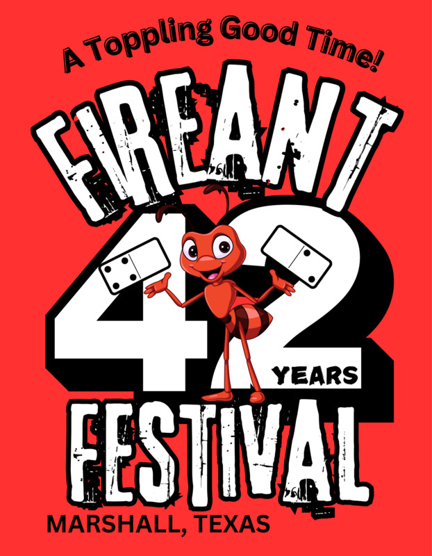Game On! Fun, Family &amp; FireAnt 42!

Vendor applications for the 42nd Annual FireAnt Festival are available now! And while you're at it, go ahead and sign you or your business up for the FireAnt Parade, too!

marshalltexas.com/fireant-festiv…

We can't wait to see everyone on 10/12/24!